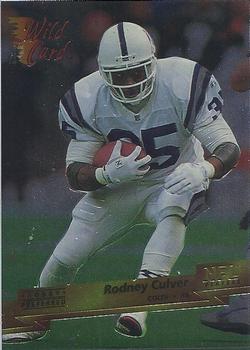 1993 Wild Card Superchrome #75 Rodney Culver Front