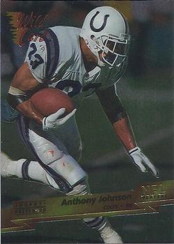 1993 Wild Card Superchrome #76 Anthony Johnson Front
