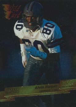 1993 Wild Card Superchrome #84 Alvin Harper Front