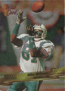 1993 Wild Card Superchrome #89 Mike Williams Front