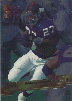 1993 Wild Card Superchrome #111 Rodney Hampton Front