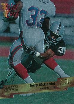 1993 Wild Card Superchrome #149 Terry McDaniel Front