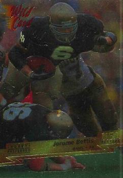 1993 Wild Card Superchrome #159 Jerome Bettis Front