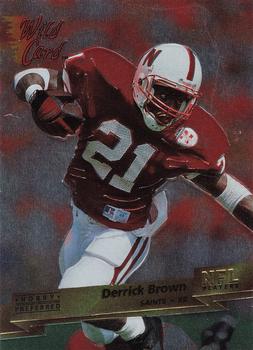 1993 Wild Card Superchrome #172 Derek Brown Front