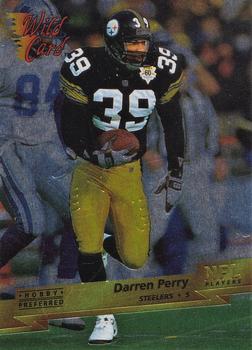 1993 Wild Card Superchrome #184 Darren Perry Front