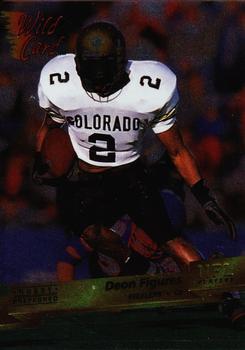 1993 Wild Card Superchrome #185 Deon Figures Front