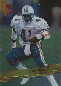 1993 Wild Card Superchrome #209 Keith Byars Front