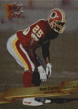 1993 Wild Card Superchrome #210 Tom Carter Front