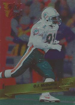 1993 Wild Card Superchrome #241 O.J. McDuffie Front