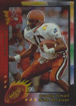 1993 Wild Card - Superchrome Red Hot Rookies #SCR-10 Qadry Ismail Front