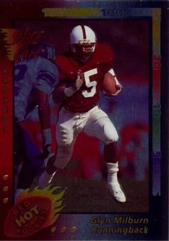 1993 Wild Card - Superchrome Red Hot Rookies #SCR-2 Glyn Milburn Front