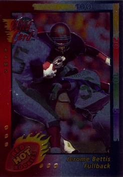 1993 Wild Card - Superchrome Red Hot Rookies #SCR-3 Jerome Bettis Front