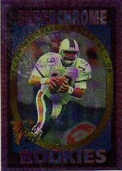 1993 Wild Card - Superchrome Rookies Back to Back #NNO Scott Mitchell / Roosevelt Potts Front