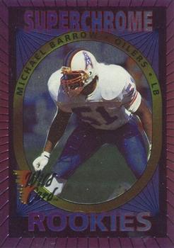 1993 Wild Card - Superchrome Rookies Back to Back #NNO Michael Barrow / Ryan McNeil Front