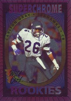 1993 Wild Card - Superchrome Rookies Back to Back #NNO Carlton Gray / Willie Roaf Front