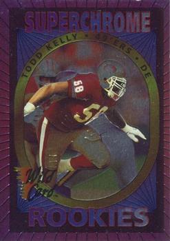 1993 Wild Card - Superchrome Rookies Back to Back #NNO Todd Kelly / Dana Stubblefield Front