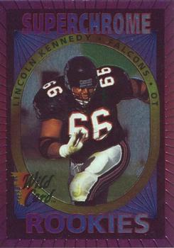 1993 Wild Card - Superchrome Rookies Back to Back #NNO Lincoln Kennedy / Michael Strahan Front