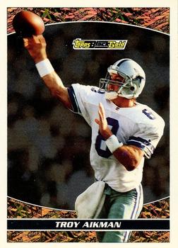 1993 Topps - Black Gold #8 Troy Aikman Front