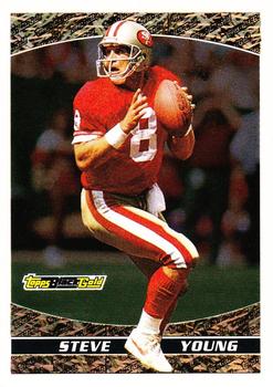 1993 Topps - Black Gold #23 Steve Young Front