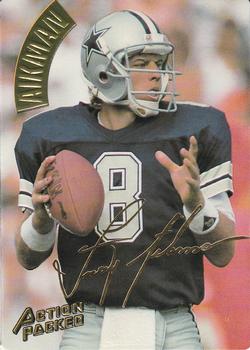 1994 Action Packed - Gold Signatures #20 Troy Aikman Front