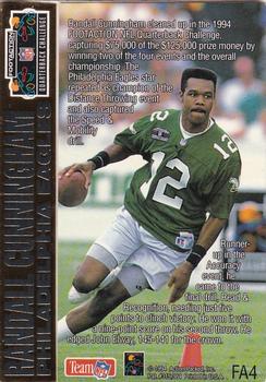 1994 Action Packed - Quarterback Challenge #FA4 Randall Cunningham Back