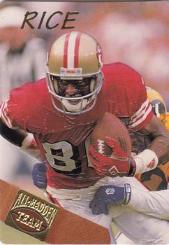 1994 Action Packed All-Madden #4 Jerry Rice Front