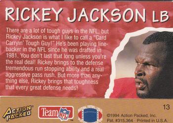 1994 Action Packed All-Madden #13 Rickey Jackson Back