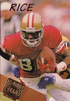 1994 Action Packed All-Madden 24K - Gold #4G Jerry Rice Front