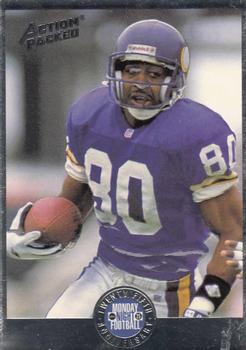 1994 Action Packed Monday Night Football #20 Cris Carter Front