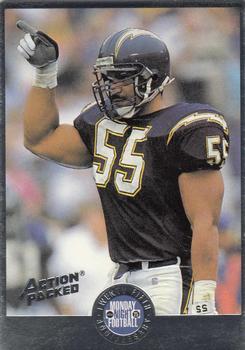 1994 Action Packed Monday Night Football #56 Junior Seau Front