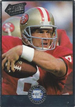 1994 Action Packed Monday Night Football - Silver #1S Steve Young Front