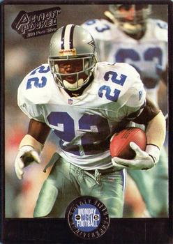 1994 Action Packed Monday Night Football - Silver #4S Emmitt Smith Front