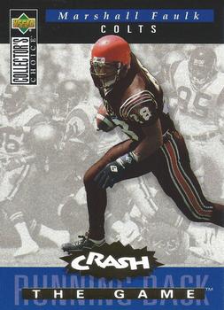 1994 Collector's Choice - You Crash the Game Gold Exchange #C11 Marshall Faulk Front
