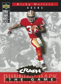1994 Collector's Choice - You Crash the Game Gold Exchange #C19 Ricky Watters Front