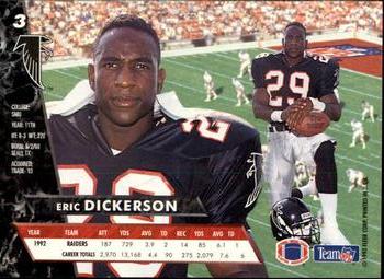 1993 Ultra #3 Eric Dickerson Back