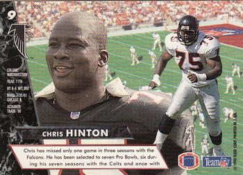 1993 Ultra #9 Chris Hinton Back