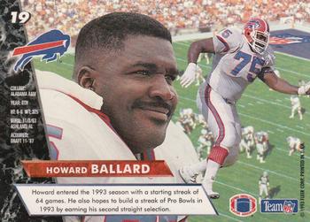 1993 Ultra #19 Howard Ballard Back