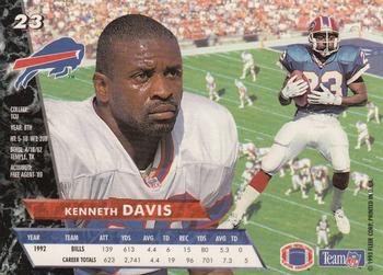1993 Ultra #23 Kenneth Davis Back