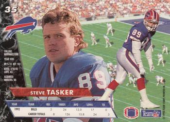 1993 Ultra #35 Steve Tasker Back