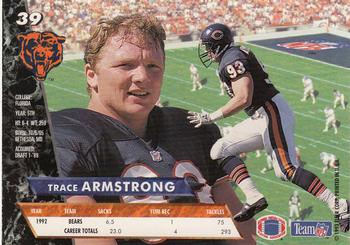 1993 Ultra #39 Trace Armstrong Back
