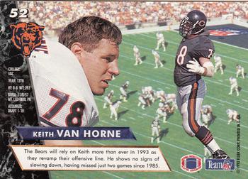 1993 Ultra #52 Keith Van Horne Back