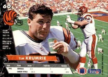 1993 Ultra #60 Tim Krumrie Back