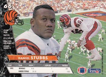 1993 Ultra #66 Daniel Stubbs Back