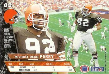 1993 Ultra #82 Michael Dean Perry Back