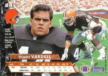 1993 Ultra #84 Tommy Vardell Back