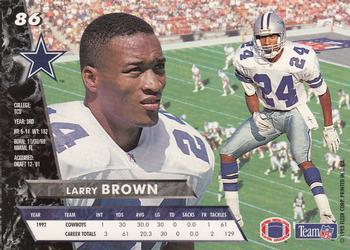 1993 Ultra #86 Larry Brown Back