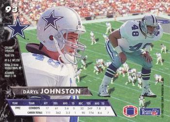 1993 Ultra #93 Daryl Johnston Back