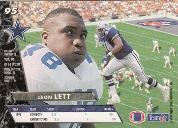 1993 Ultra #95 Leon Lett Back
