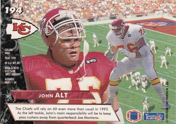 1993 Ultra #194 John Alt Back