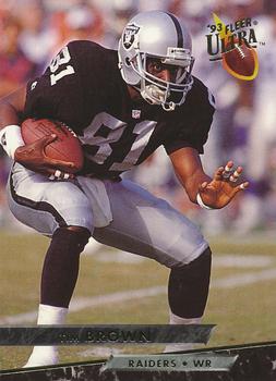 1993 Ultra #215 Tim Brown Front